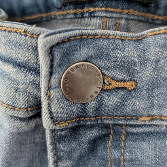 Buffalo David Bitton Blue Ankle Cropped Jeans - Picture 5 of 7